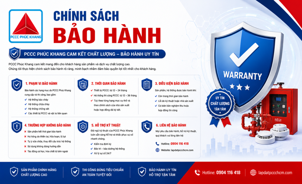 CHÍNH SÁCH BẢO HÀNH
