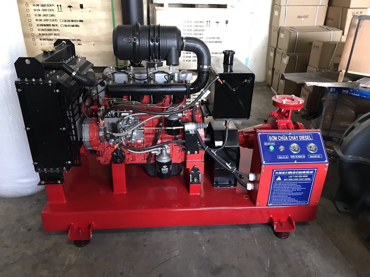 Máy Bơm Chữa Cháy Diesel Hyundai 50HP